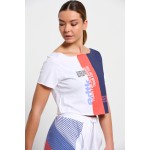 5k Bdtk 1231-902920-200 t-shirt wmn crop top - white